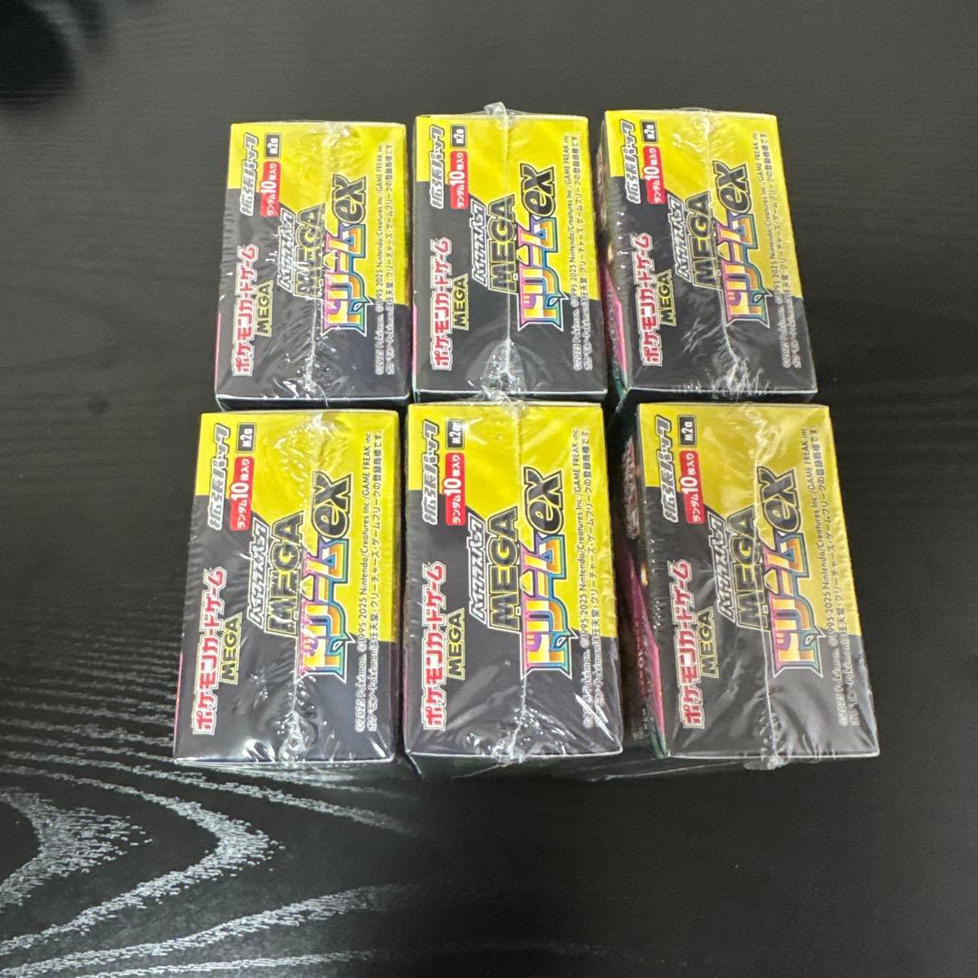【新品未開封シュリンク付】ポケモンカード　MEGAドリームex 6box