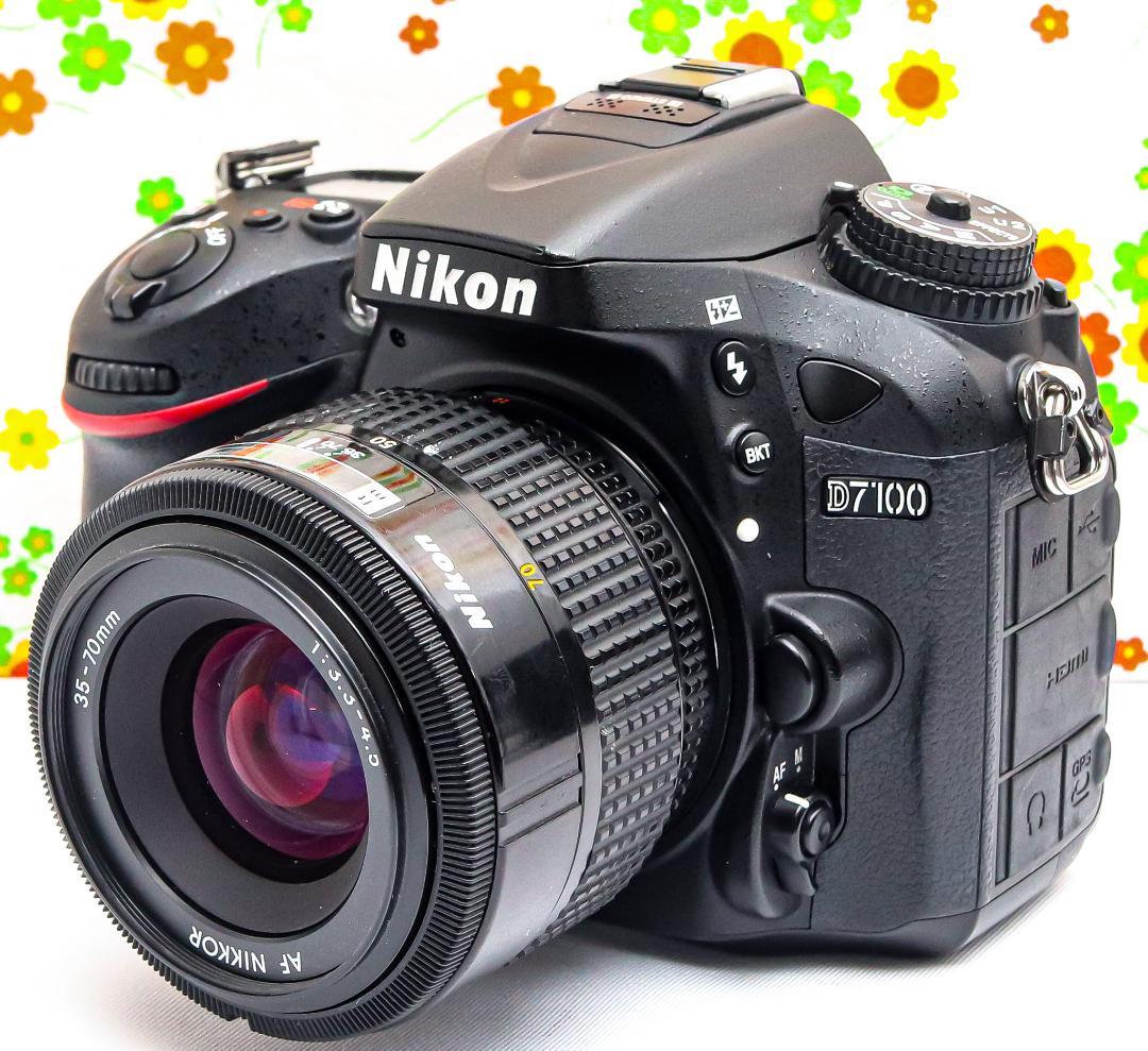 美品 ニコン Nikon D7100☆スマホに転送可♪☆ダブルレンズ☆本格一眼