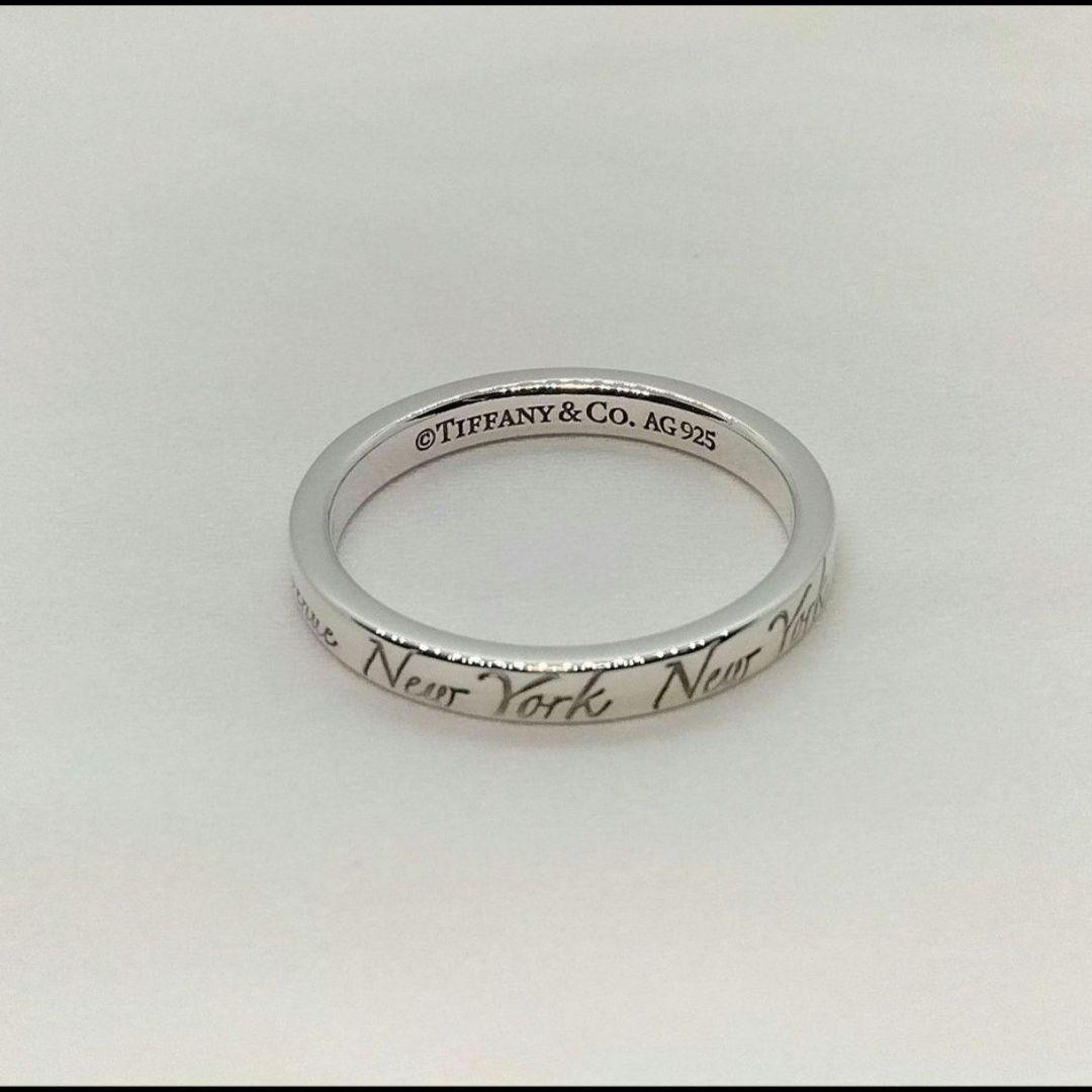 19号ティファニーシルバー925NYノーツリング指輪