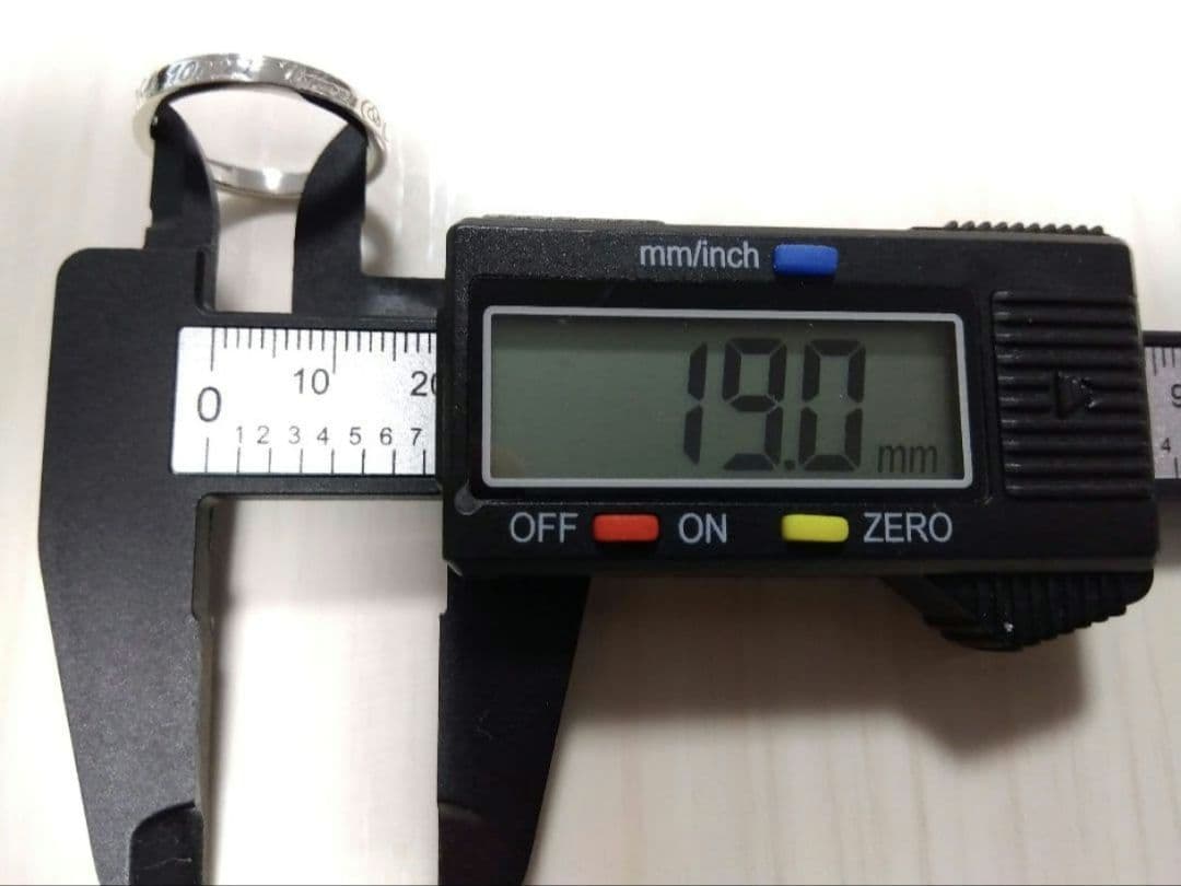 19号ティファニーシルバー925NYノーツリング指輪