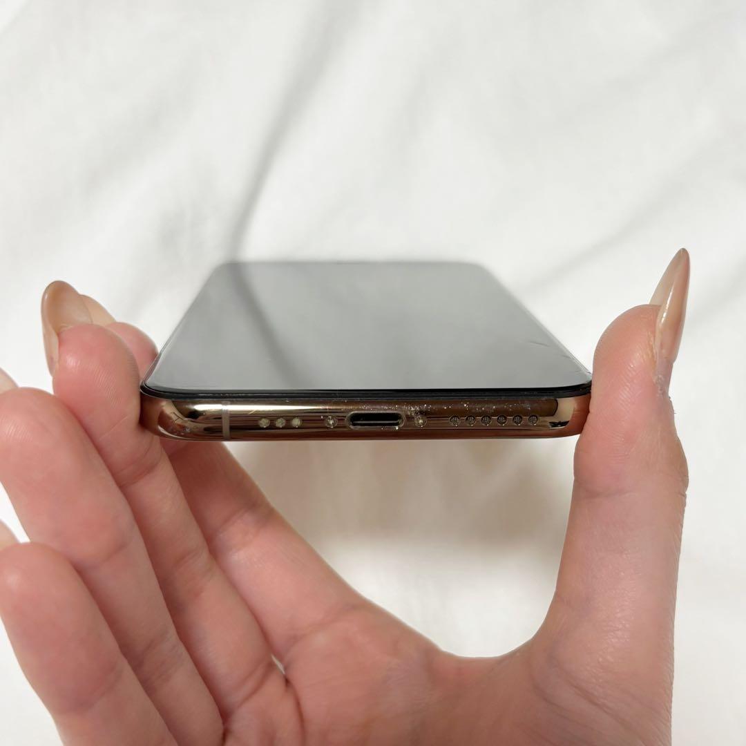 ■ Apple iPhone XS 64G ゴールド 本体のみ ひび割れあり