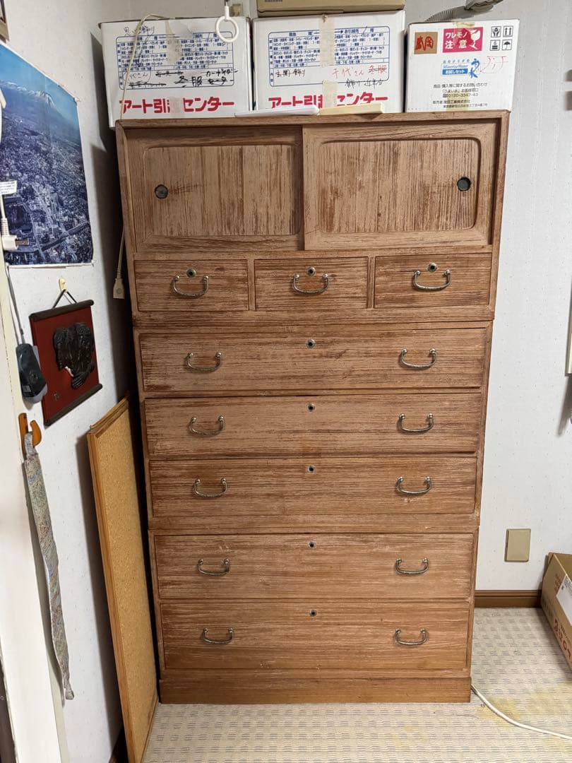 桐箪笥　桐タンス　昭和レトロ