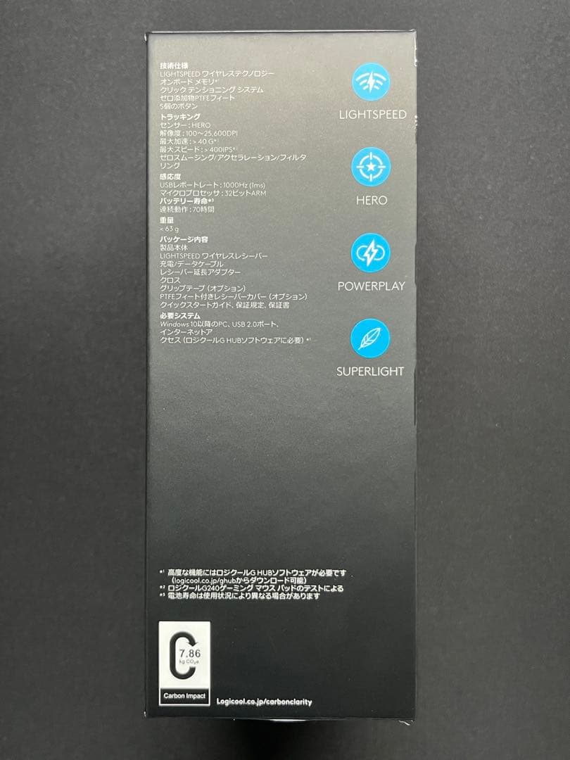 新品未開封⭐︎ logicool PRO SUPERLIGHT ゲーミングマウス