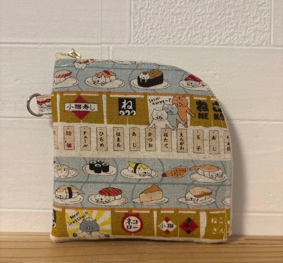 感謝価格　猫柄　巾着　ペンポーチ　小物入れ　ハンドメイド