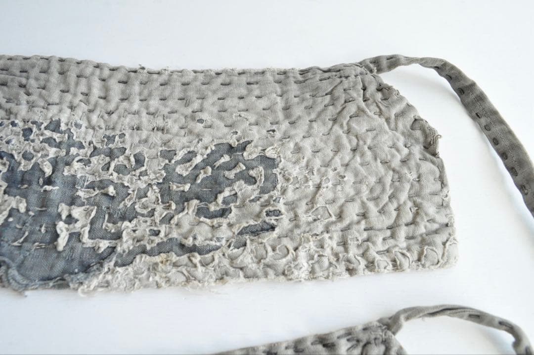 脚絆 襤褸 刺子 藍染 古布 骨董 美術 レトロ 古物 古道具 アンティーク