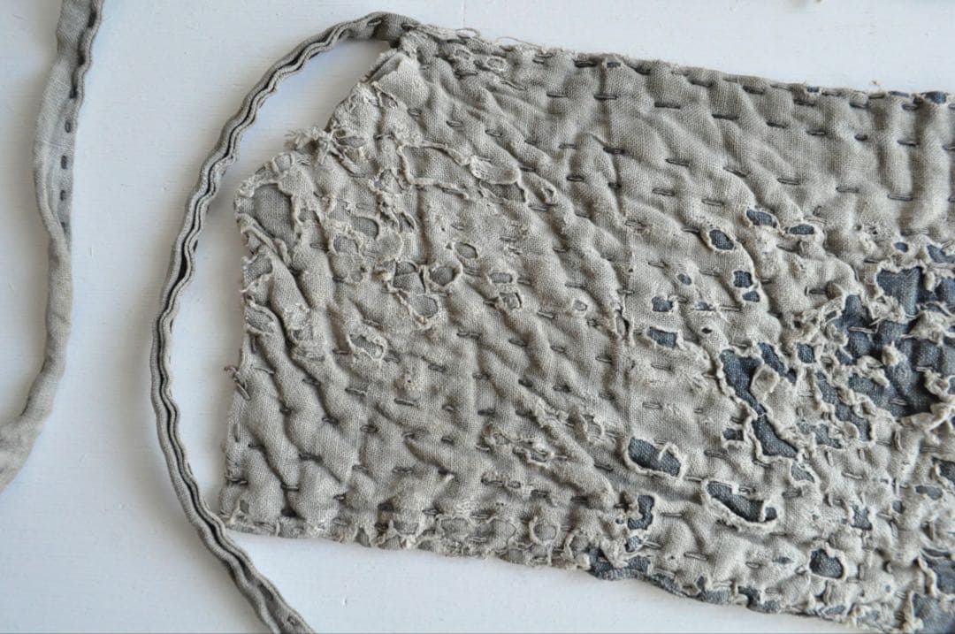 脚絆 襤褸 刺子 藍染 古布 骨董 美術 レトロ 古物 古道具 アンティーク