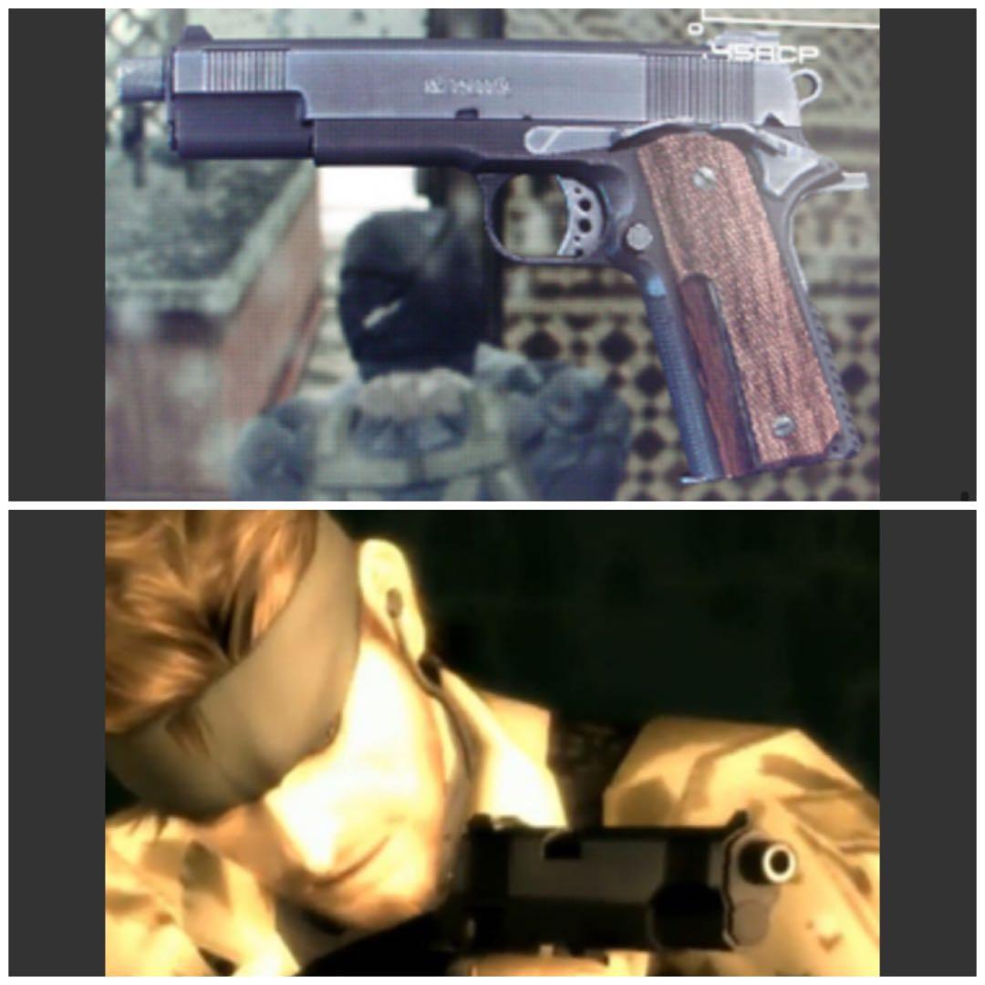 ウエスタンアームズ　スネークマッチ1911 ガスブローバック　美品　メタルギア