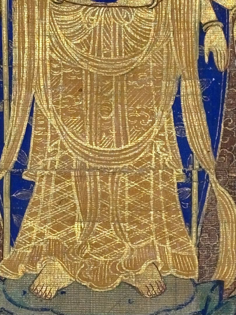 「千手観音菩薩立像 洛西立願寺楊谷寺」極彩色木版画 1幅|仏画 仏教美術