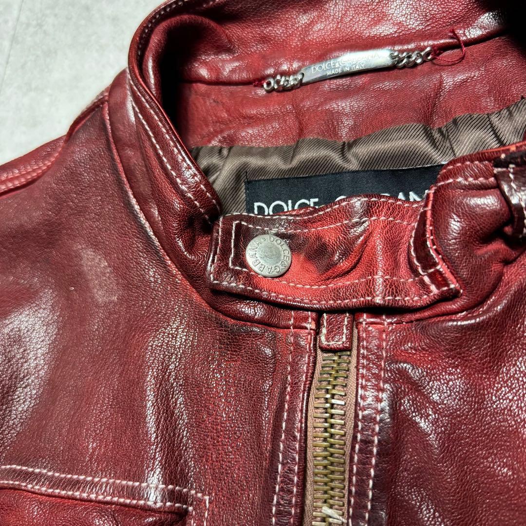 ジャケット・アウター Dolce&Gabbana 06ss leather jacket