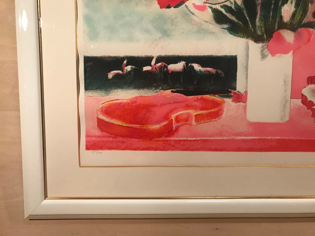 ギヤマン　「ハーモニー」　リトグラフ　直筆サイン・エディション有り