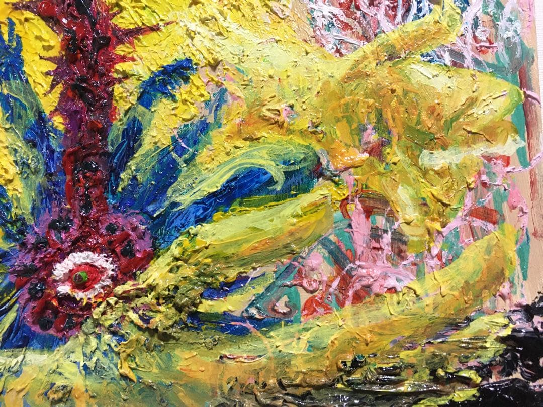 絵　絵画　原画　 油絵　アート　雑貨　抽象画　モダン　インテリア　一点物　原画