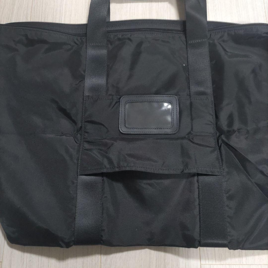 折りたたみ TUMI ブラック ボストンバッグ