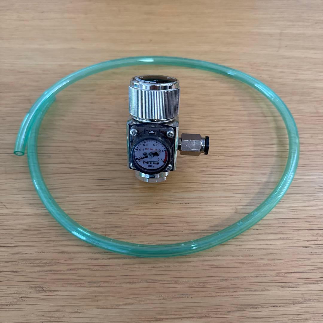 ビールサーバー用ミニガス減圧弁&ガスホース