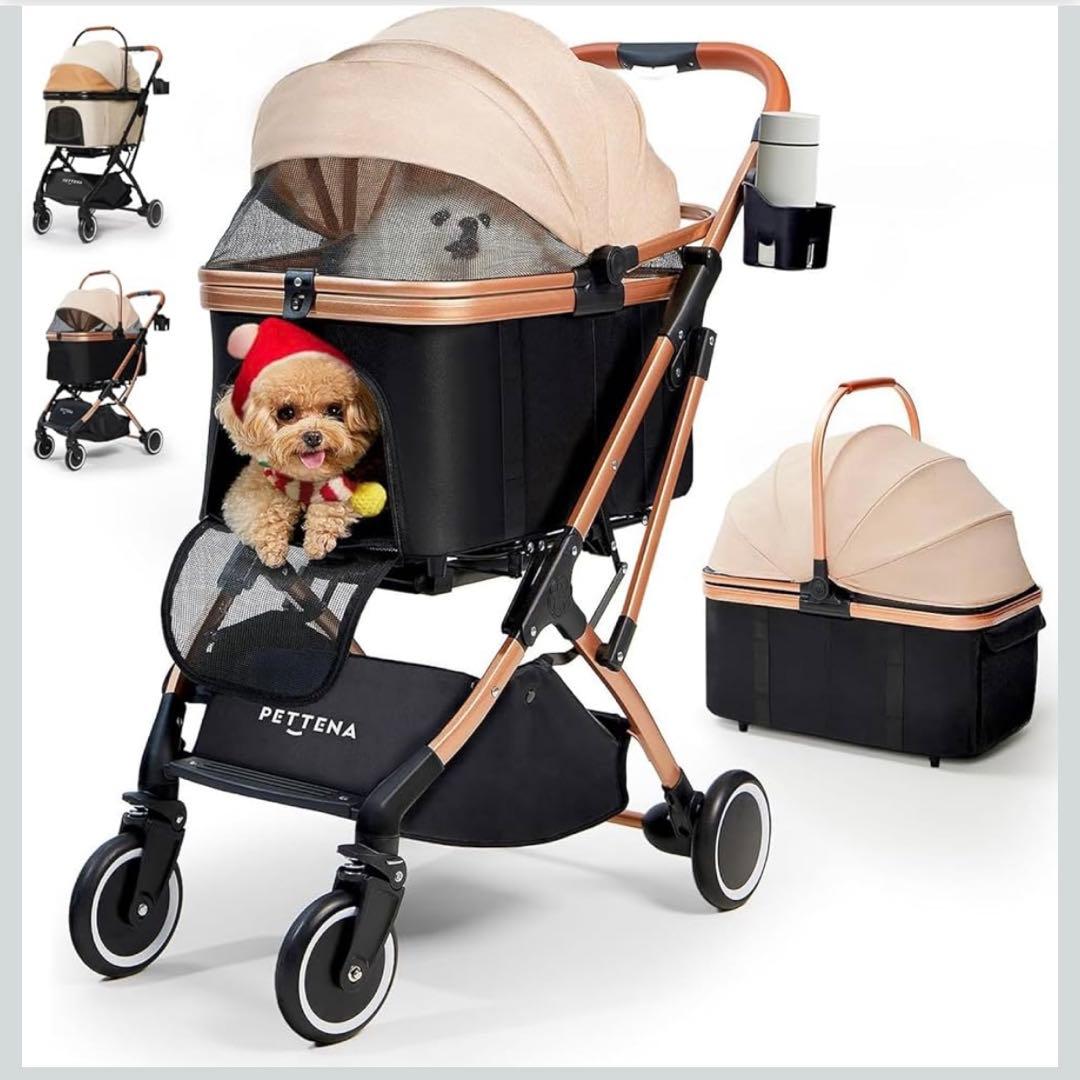 PETTENA ペットカート 軽量 20kg耐荷重