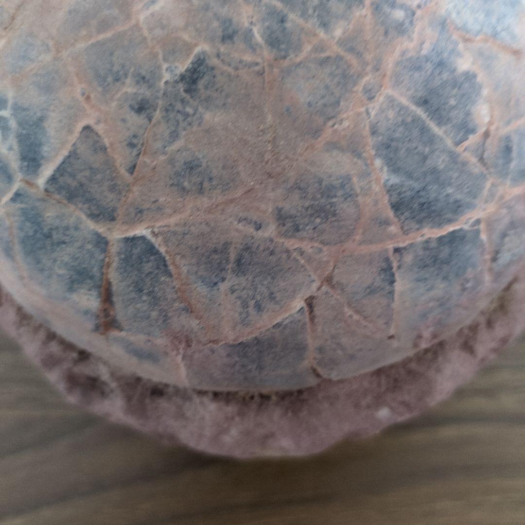 (貴重)　恐竜ハドロサウルスの卵化石　中国　補修あり