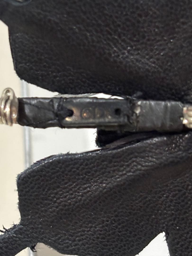 ディオールオム 2008AW クリスヴァンアッシュ バタフライレザーブローチ