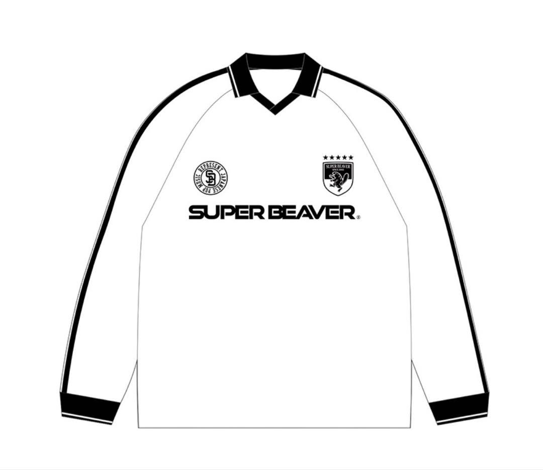 【新品未開封】SUPER BEAVER サッカーシャツ ホワイト Lサイズ