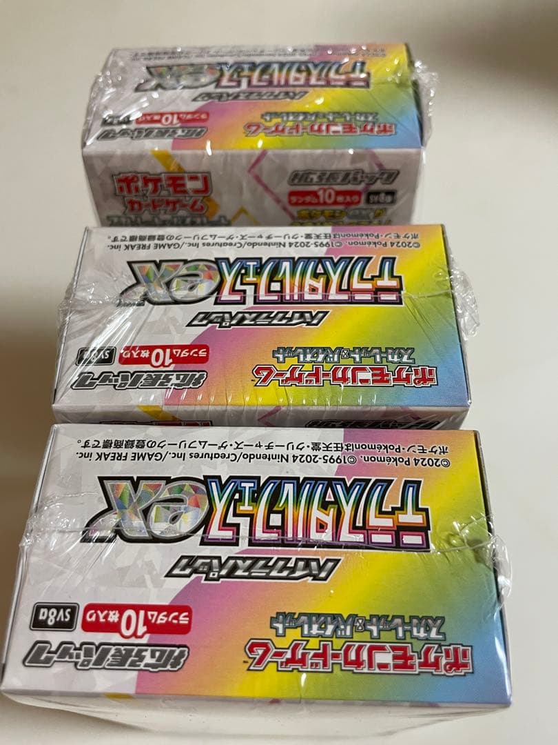 【本日発送】テラスタルフェスex　シュリンク付き 新品未開封品　3BOX