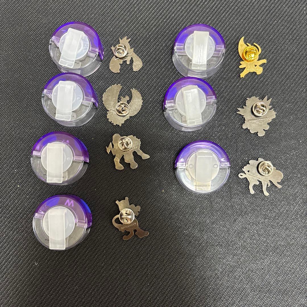 当時物、超レアポケットモンスターボールバッチ　全7種