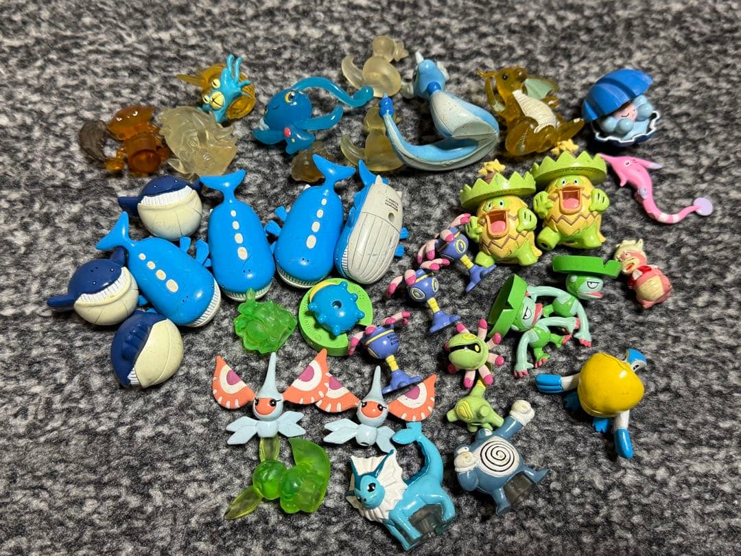 水棲系ポケモンフィギュア40体以上まとめ売り