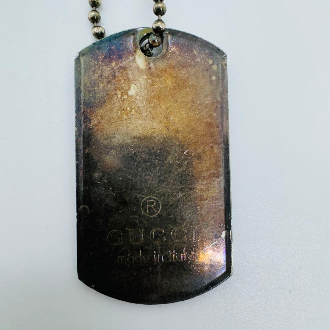✨GUCCI✨グッチ✨2連ドッグタグプレート✨シルバー925✨ネックレス✨