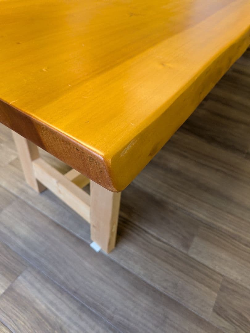 tskzさま専用　一枚板 無垢 ダイニングテーブル DIY 天然木 ベンチ 3m