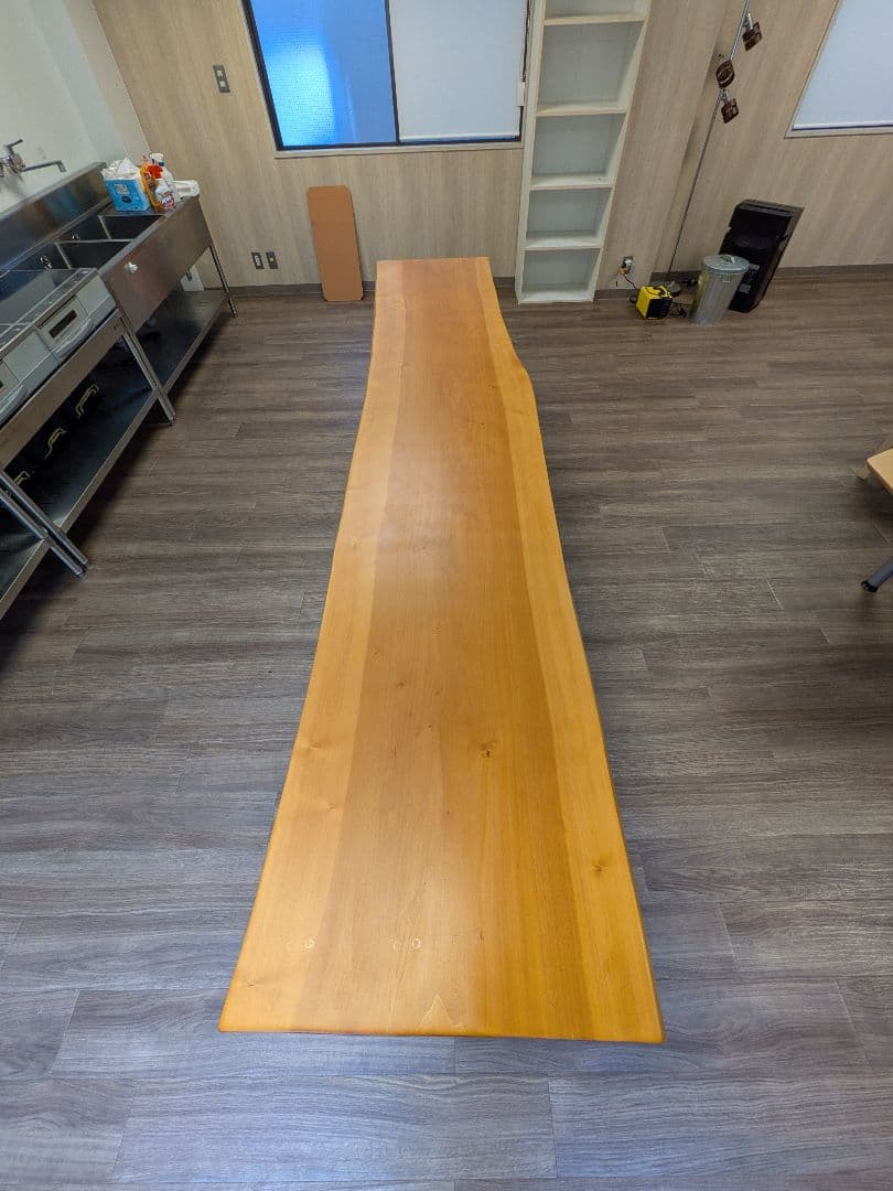 tskzさま専用　一枚板 無垢 ダイニングテーブル DIY 天然木 ベンチ 3m