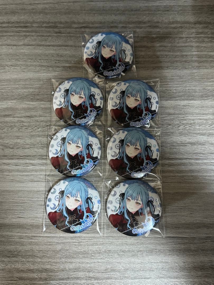 バンドリ 10周年 缶バッジ　祥子　オブリビオニス　7個セット