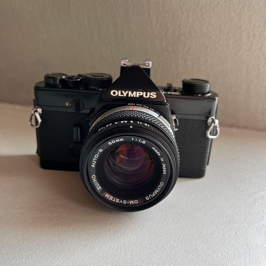 OLYMPUS OM-1 フィルムカメラ 50mm単焦点レンズ付き