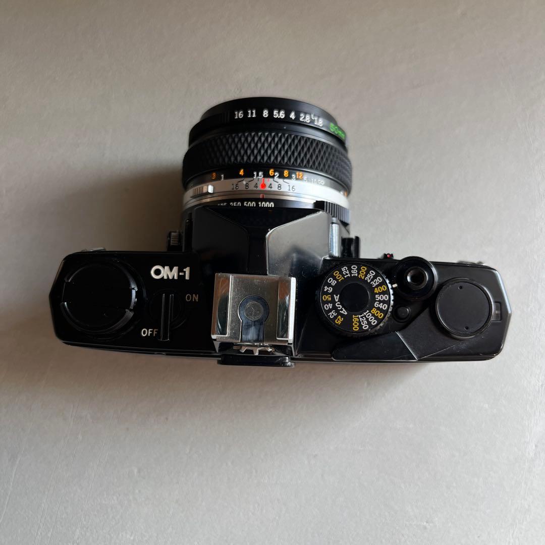 OLYMPUS OM-1 フィルムカメラ 50mm単焦点レンズ付き