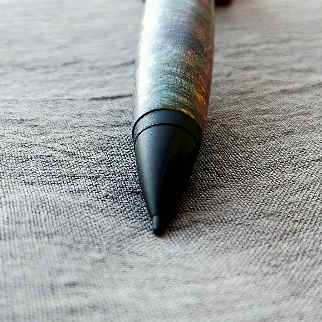 【スーパーアース】　スタビライズドウッド　ハンドメイド　シャープペン　0.5mm