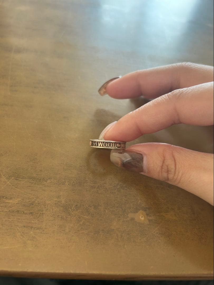 ヴィヴィアンウエストウッド　MAYFAIRリング　ピンクゴールド