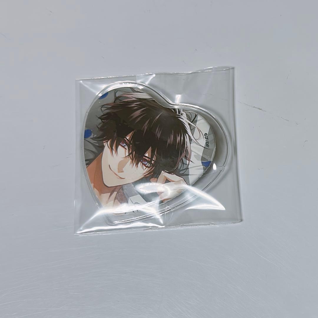 柳愛時 withU ハート缶バッジ