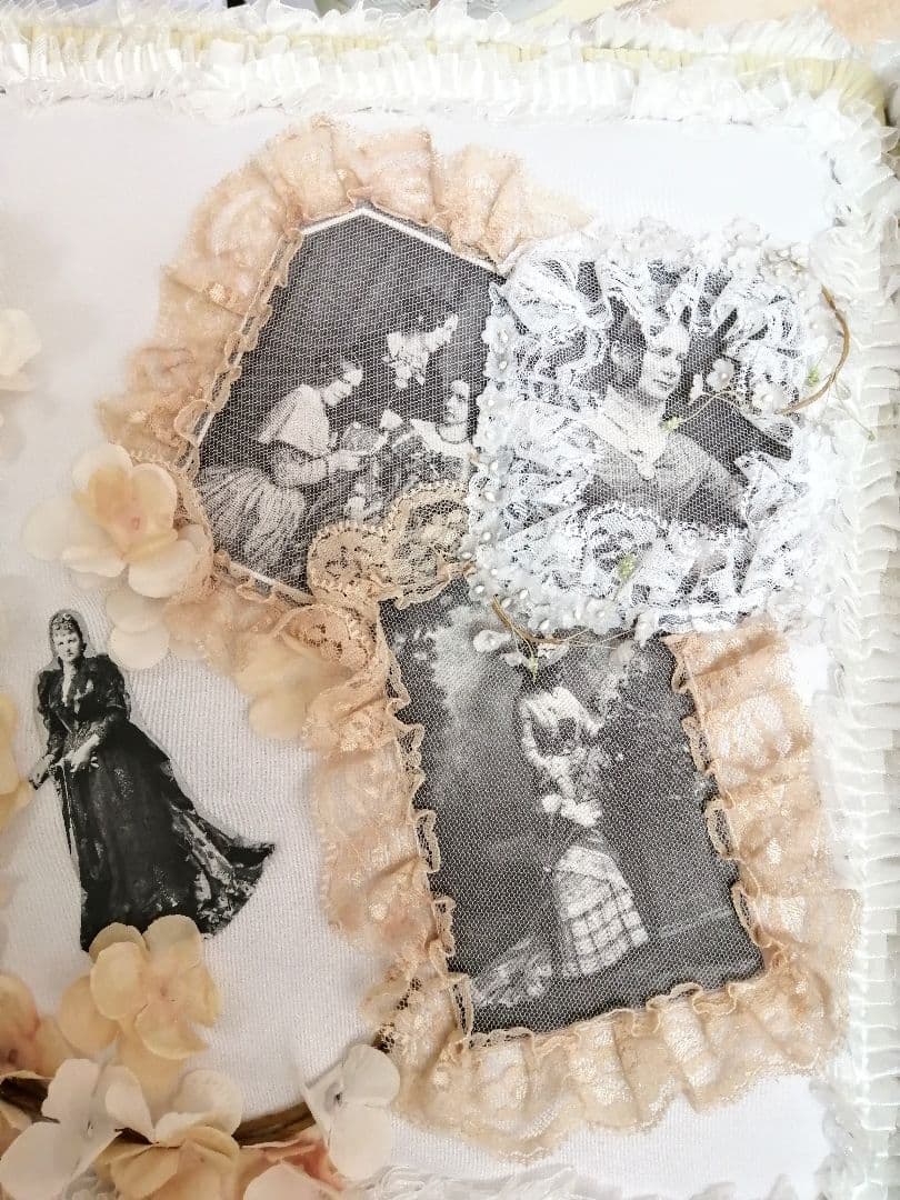 大きな貴婦人パニエ♡薔薇♡ドレッシー♡小物入れ♡収納♡