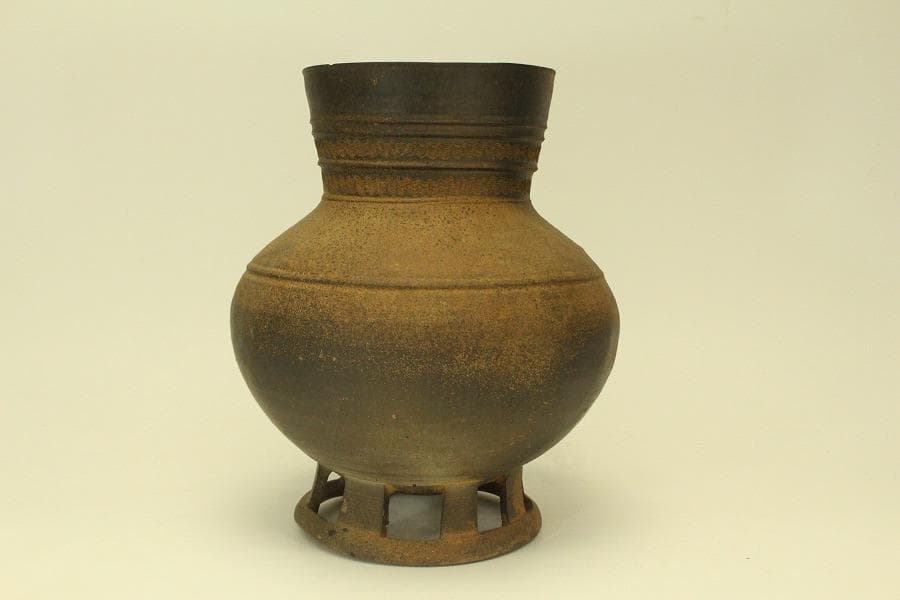 新羅 朝鮮 土器 須恵器 高29cm(ZE551)