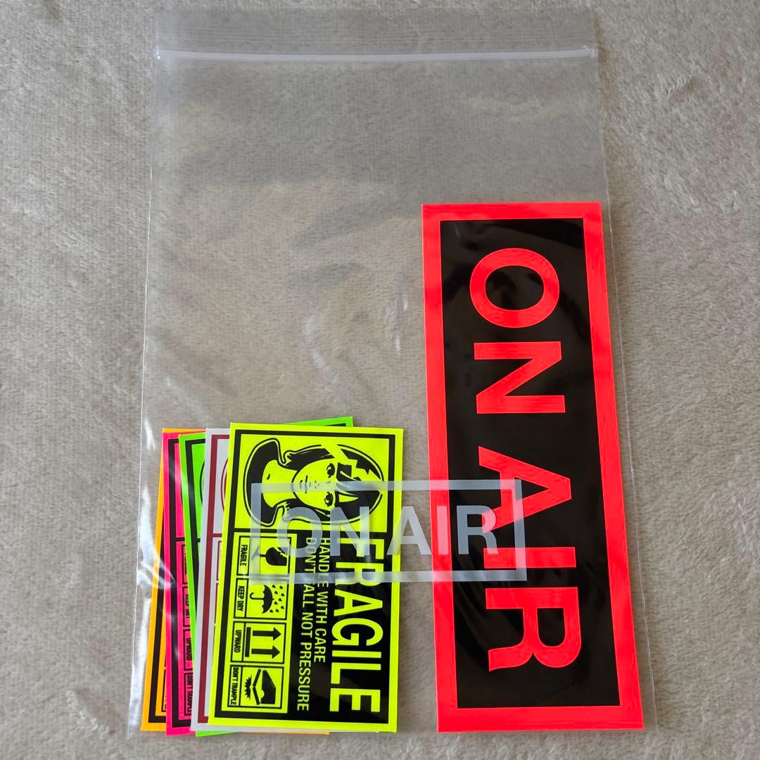 非売品 KYNE FRAGILE ステッカー　キネ　ON AIR FRAGILE