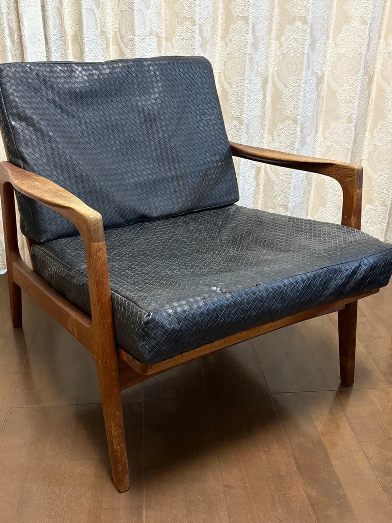 デンマーク製 ヴィンテージ　チェア　1シートソファ　北欧家具　椅子　高級家具
