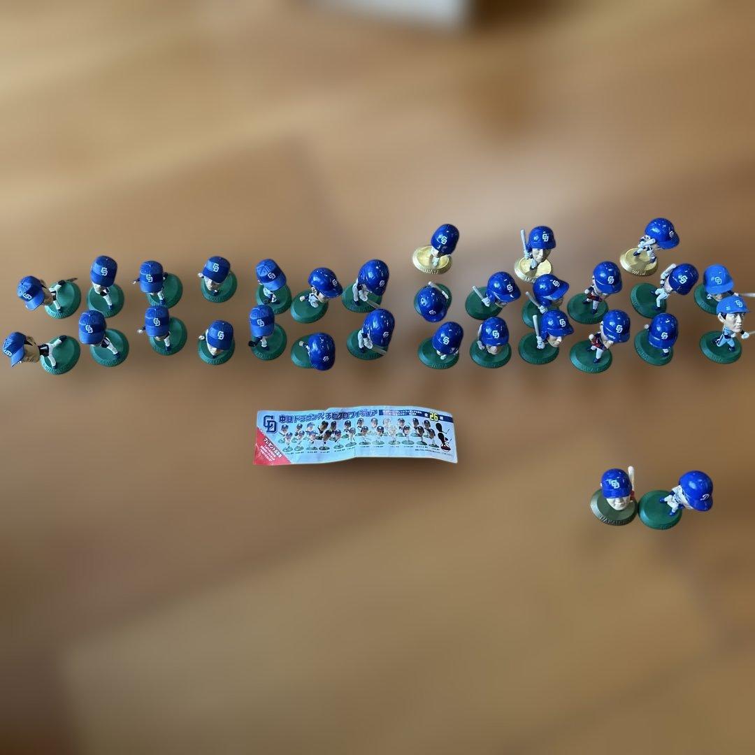 希少　中日ドラゴンズ チビプロフィギュア2008 コンプリート➕金台座3体➕2体