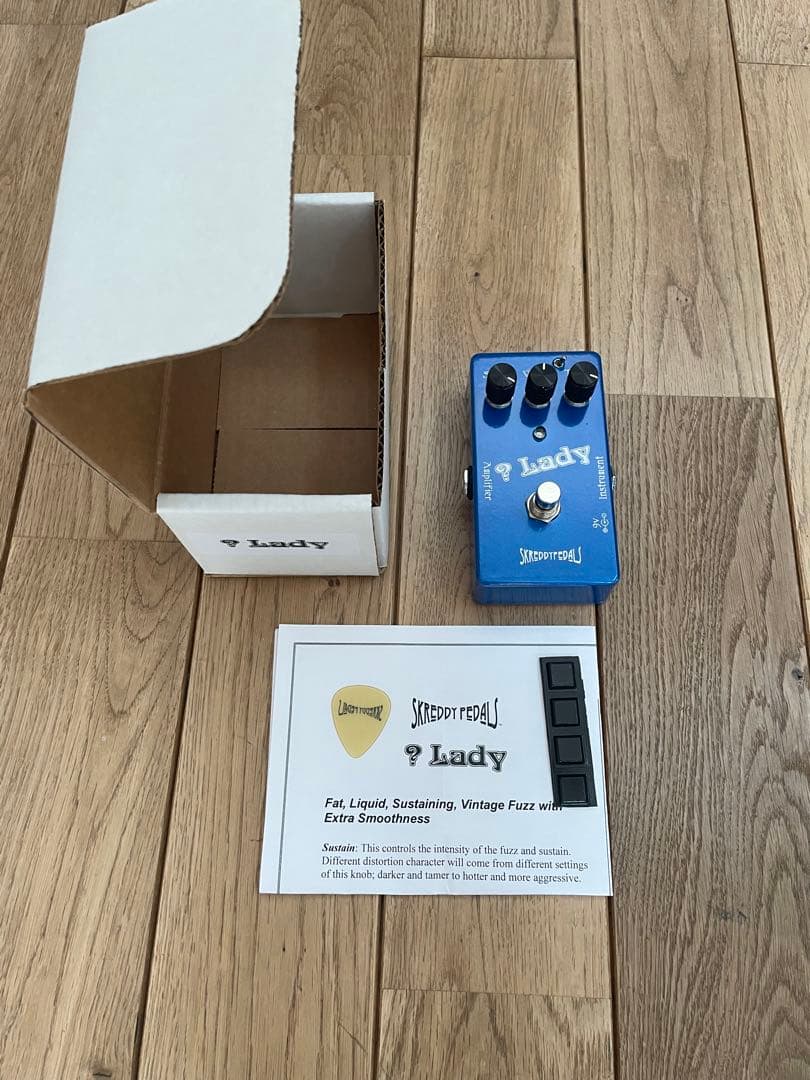 【レア•美品】skreddy pedals ?Lady（ブルーカラー）