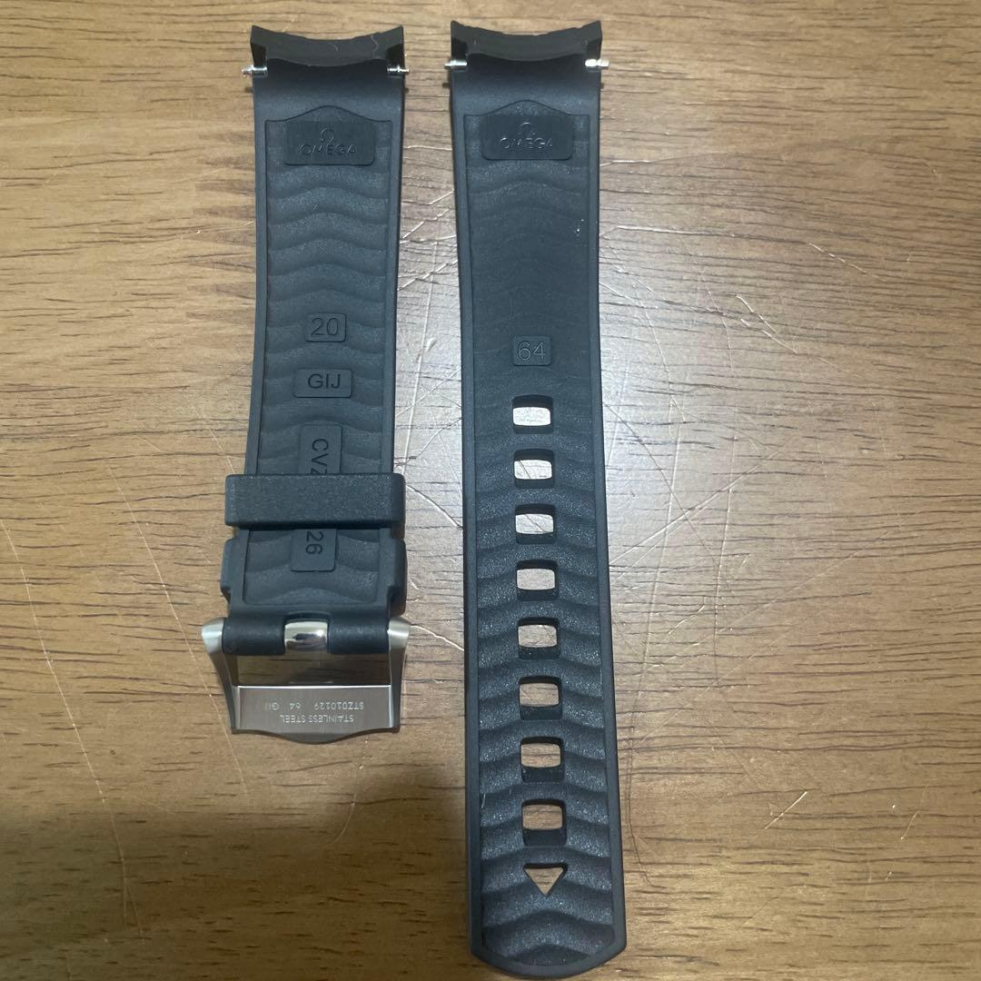 OMEGA シーマスターダイバー300 純正ラバーベルト 正規国内品