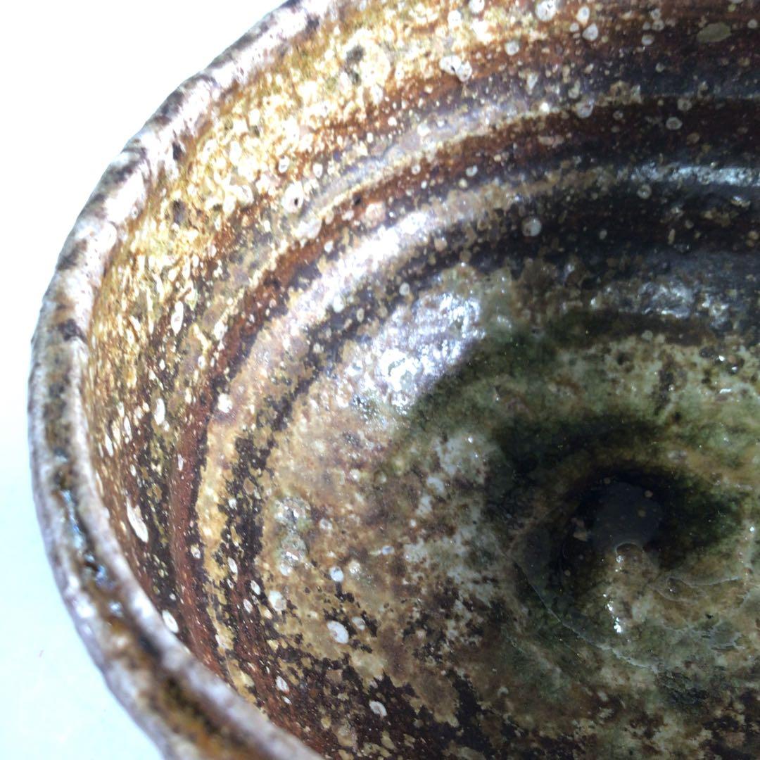 Ｒ１９９　茶碗　『信楽焼』『高橋楽斎造』『表千家　堀内宗完　箱書』　共箱　茶道具