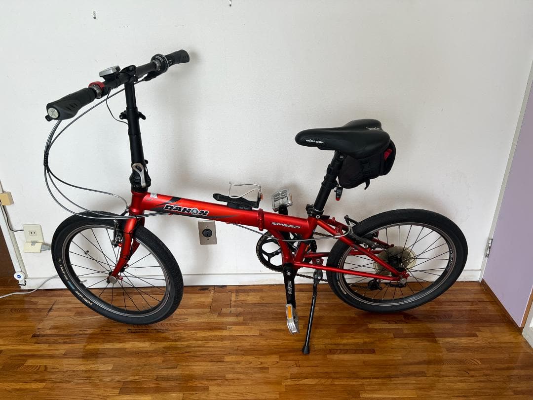 DAHON SPEED P8 折りたたみ自転車 レッド