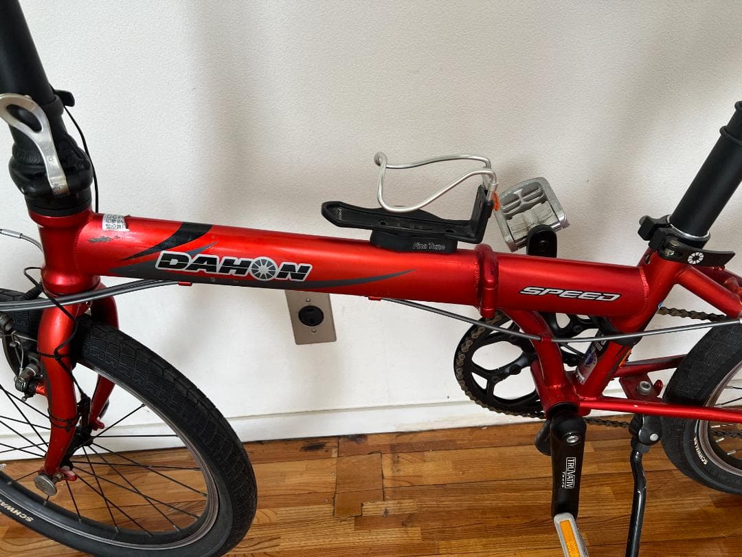 DAHON SPEED P8 折りたたみ自転車 レッド