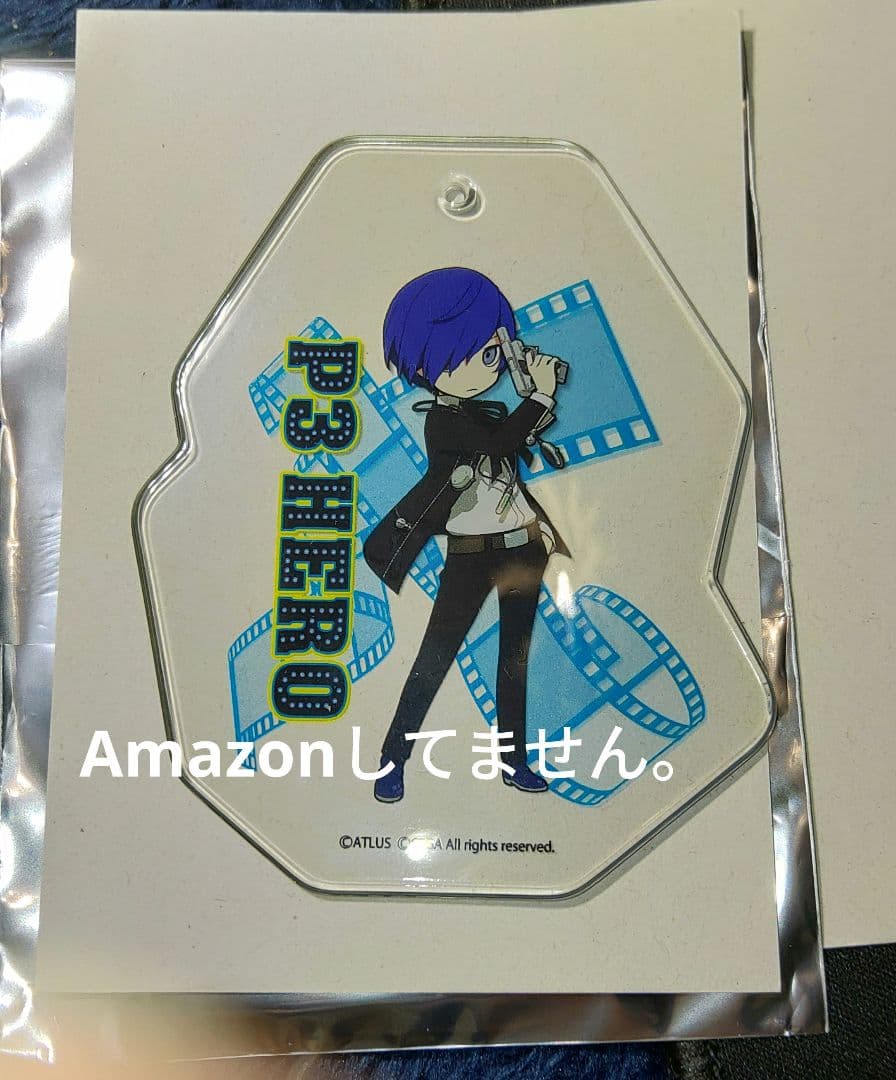 ②ペルソナQ2 クリアタグ P3主人公 コラボ セガコラボカフェ