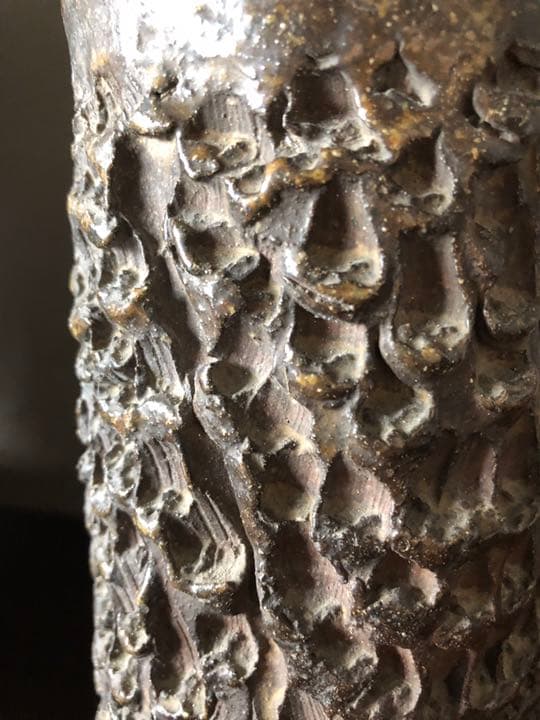 能野焼花器／薩摩・種子島・焼締・琉球