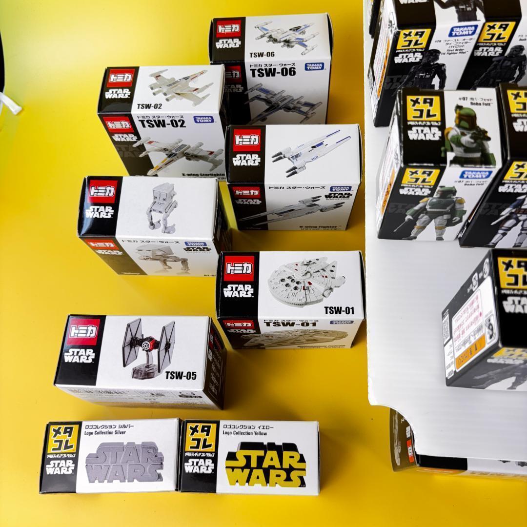 スターウォーズ メタコレ55個 人物他33体・乗り物20台・プレート2個 トミカ