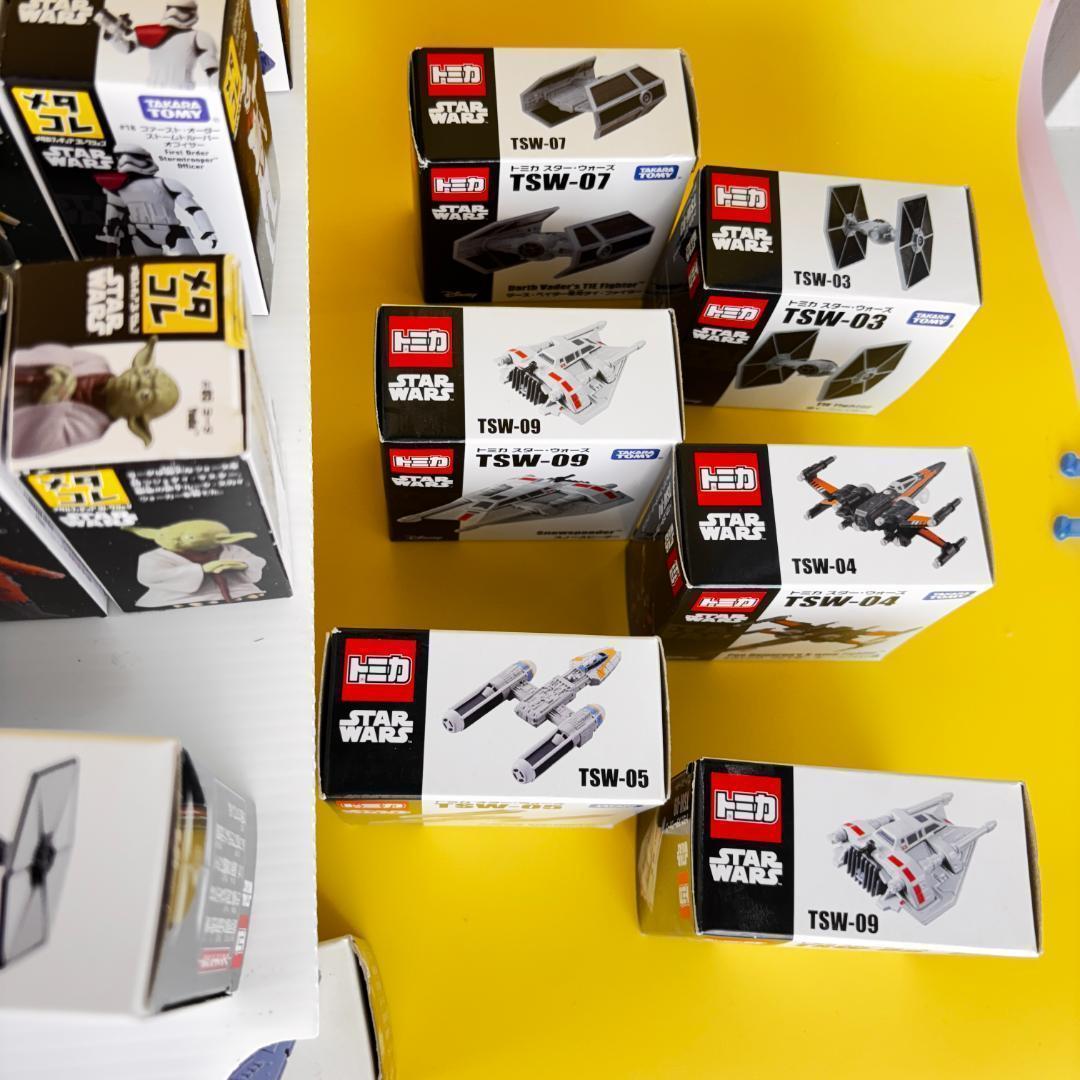 スターウォーズ メタコレ55個 人物他33体・乗り物20台・プレート2個 トミカ