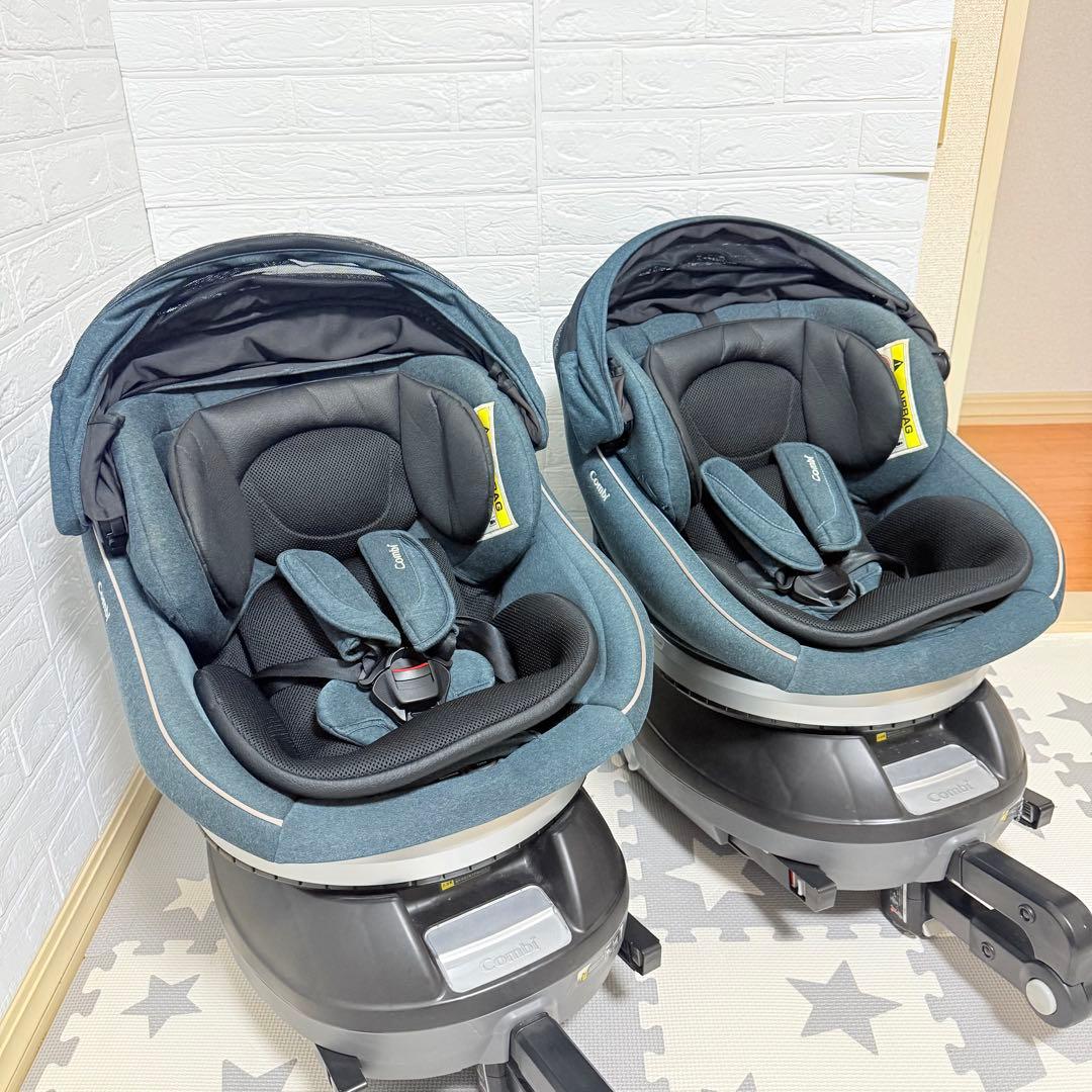 【極美品】コンビチャイルドシート クルムーヴスマートisofix ★2台セット★