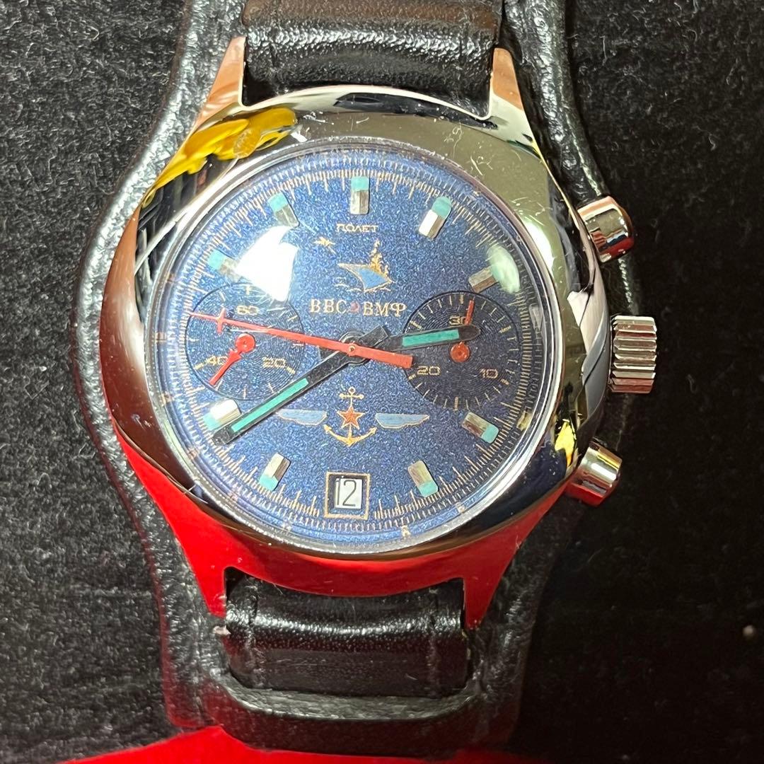 希少　腕時計 手巻き POLJOT ポレオット ロシア　海軍航空隊 ВВС