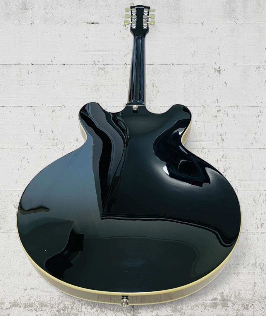 (美品) BURNY RSA-70 セミアコ ブラック色